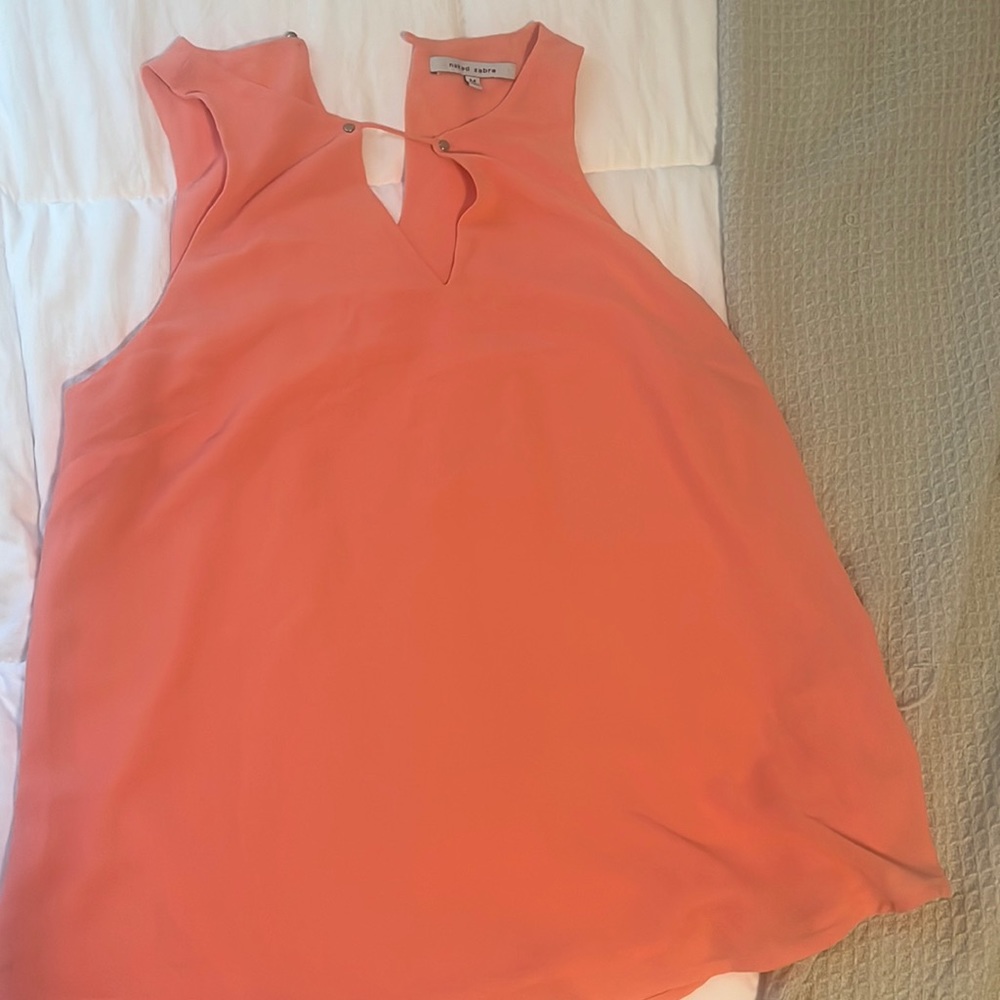 Naked zebra sleeveless lined dress top.